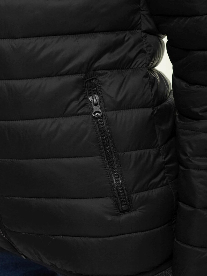 Kurtka przejściowa damska czarna OZONEE JS/M23036/392