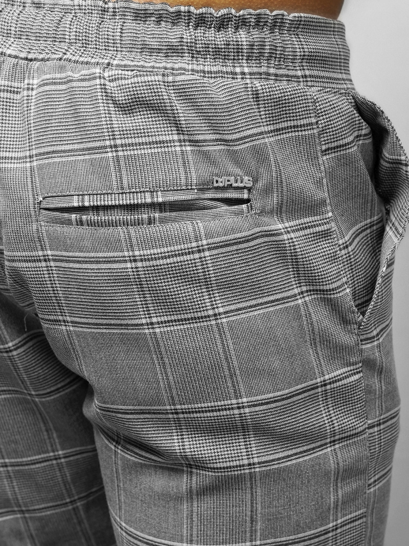 Spodnie męskie chino joggery szare OZONEE DJ/2277/22