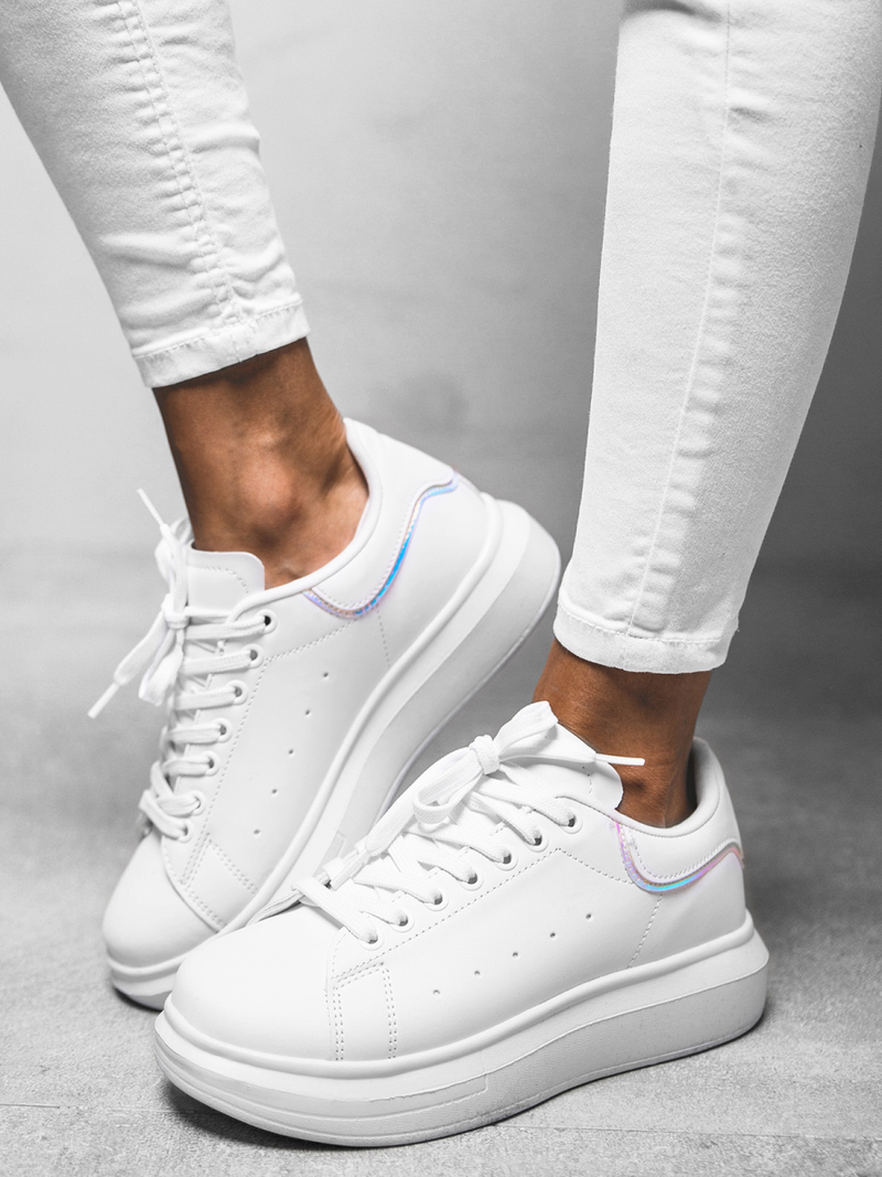 Sneakersy damskie białe OZONEE T/126