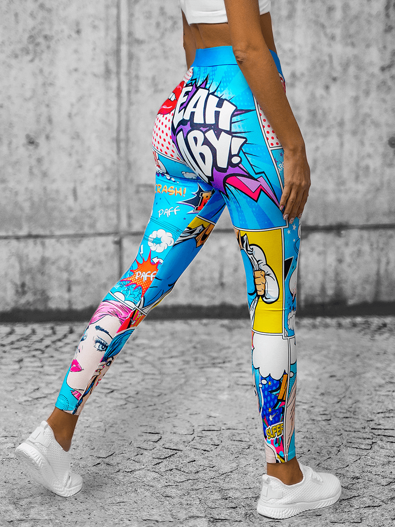 Legginsy damskie kolorowe OZONEE O/20936Z