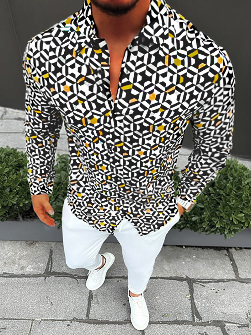 Сорочка чоловіча Кольорова OZONEE E/9000/11