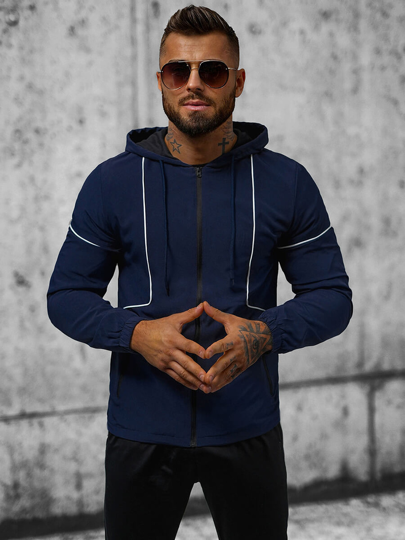 Куртка чоловіча tемно-cиня OZONEE JS/M10300