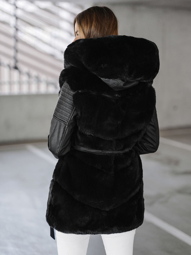 Куртка жіноча чорна OZONEE JS/11Z8090Z