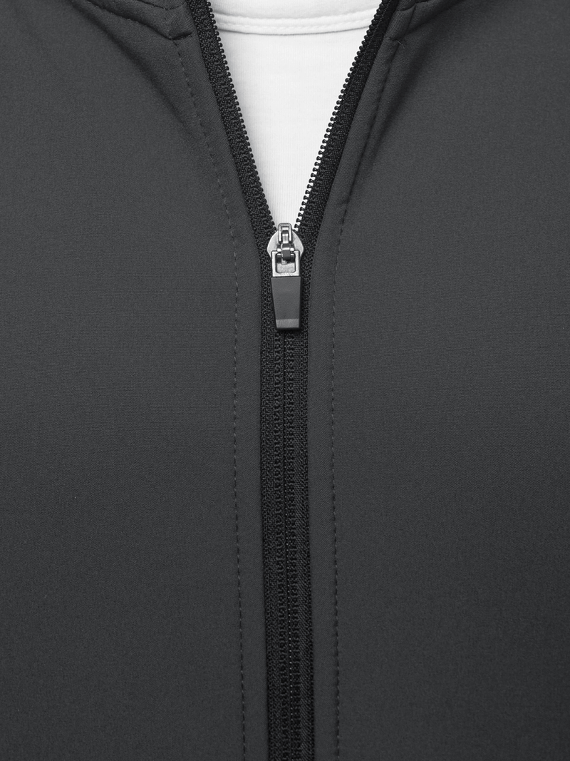 Kurtka softshell damska z kapturem grafitowa OZONEE JS/KSW6002