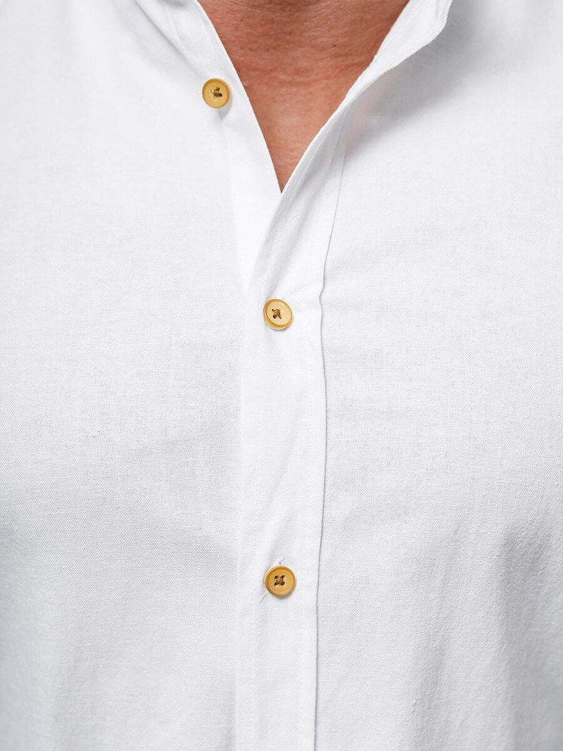 Класична сорочка чоловіча Бiла OZONEE O/V90