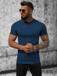 T-shirt męski slim fit granatowy OZONEE NB/MT3001