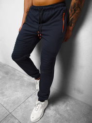 Spodnie dresowe męskie granatowe OZONEE JS/68K10330