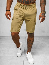 Spodenki męskie chino camelowe OZONEE NB/MP0188K