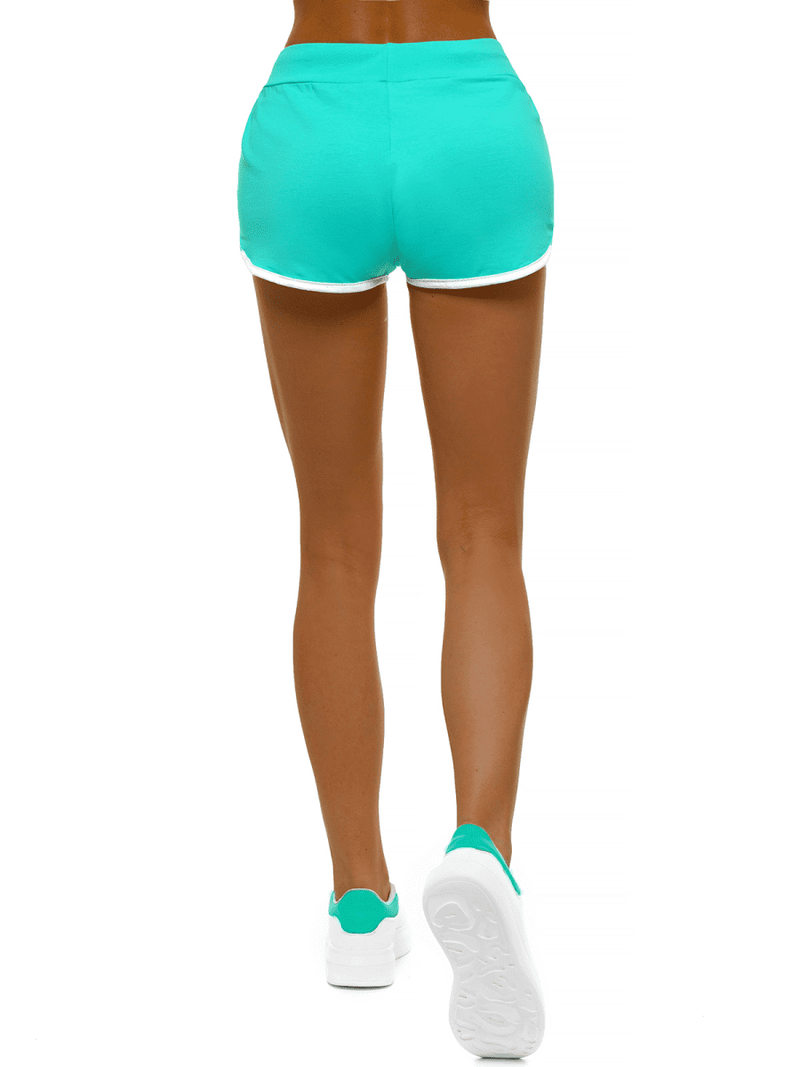 Spodenki dresowe damskie miętowe OZONEE O/Z49