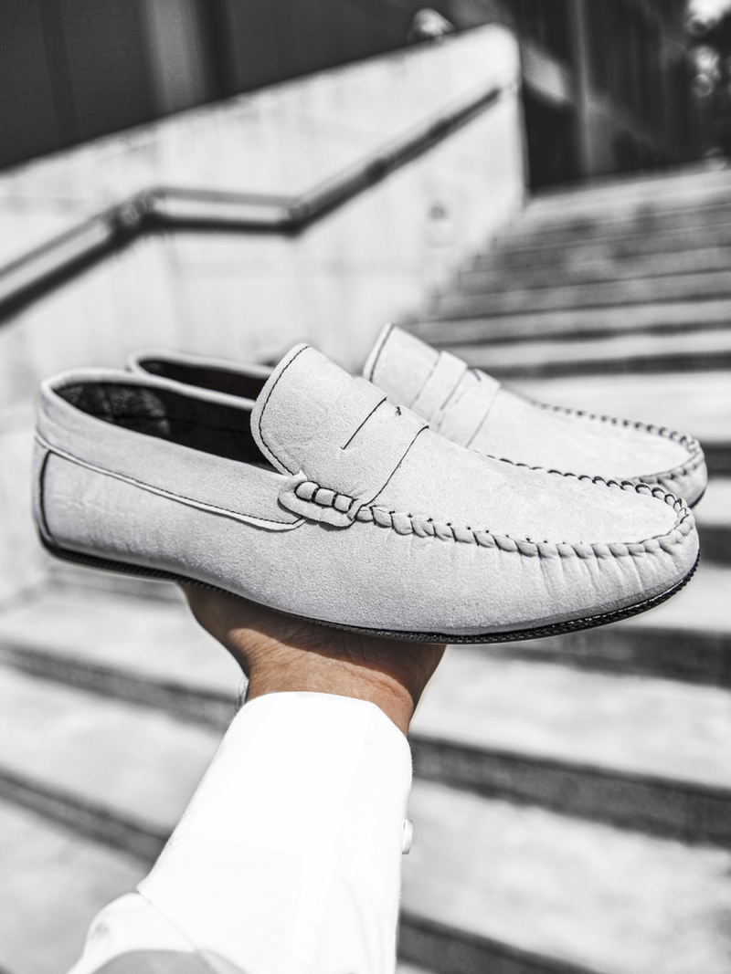 Чоловіче взуття снікерси Slip On Яскраво-Сiрi T/125