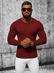 Sweter męski bordowy OZONEE NB/MMB602/7Z