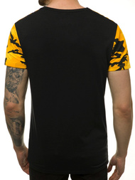 T-Shirt męski czarny OZONEE JS/SS11105