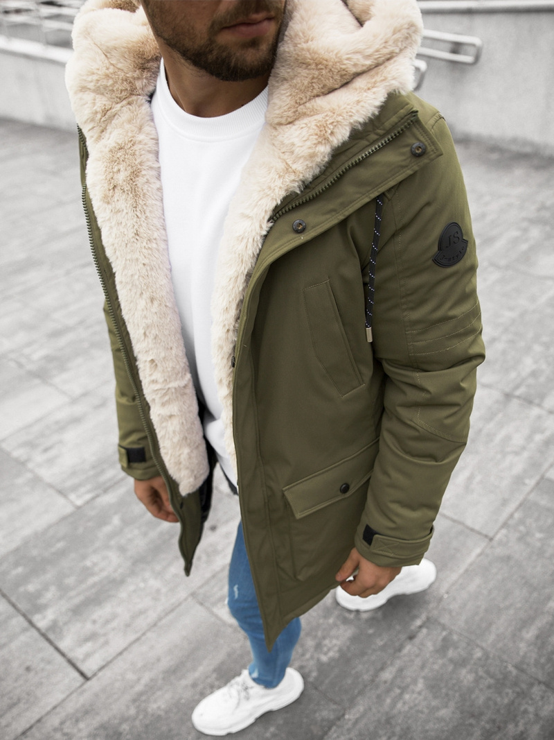 Куртка зимова чоловіча Зелена OZONEE JS/22M120/3