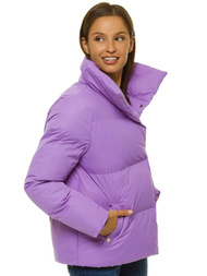 Kurtka zimowa damska fioletowa OZONEE JS/M23062/1
