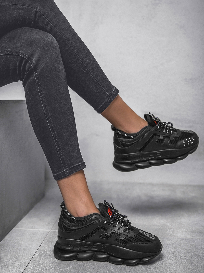 Снікерси Жіночі Чорнi OZONEE G/2021