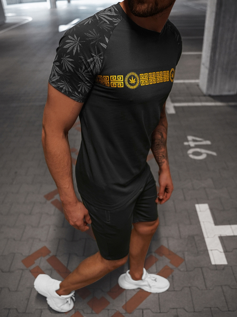 Чоловічий спортивний комплект Чорний OZONEE O/HM760