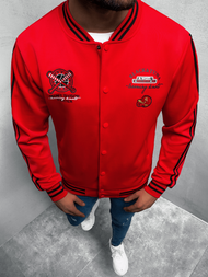 Bluza męska rozpinana czerwona OZONEE JS/B10157