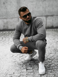 Komplet dresowy męski grafitowy OZONEE JS/8C76/5