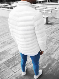 Kurtka męska przejściowa biała OZONEE JS/SM70/1