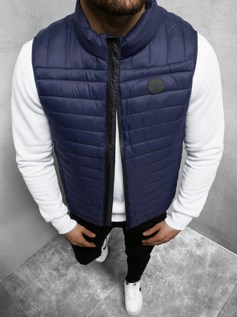 Kamizelka męska pikowana granatowa OZONEE JS/M891/2