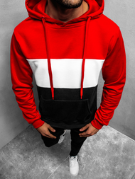 Bluza z kapturem męska czarna OZONEE JS/JZ11059Z