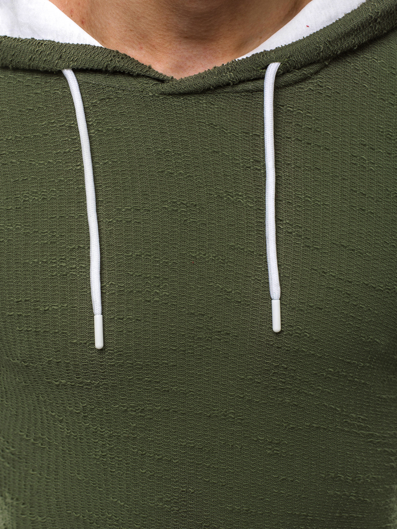 Tолстовка чоловіча Темно-Зелена OZONEE O/1252Z