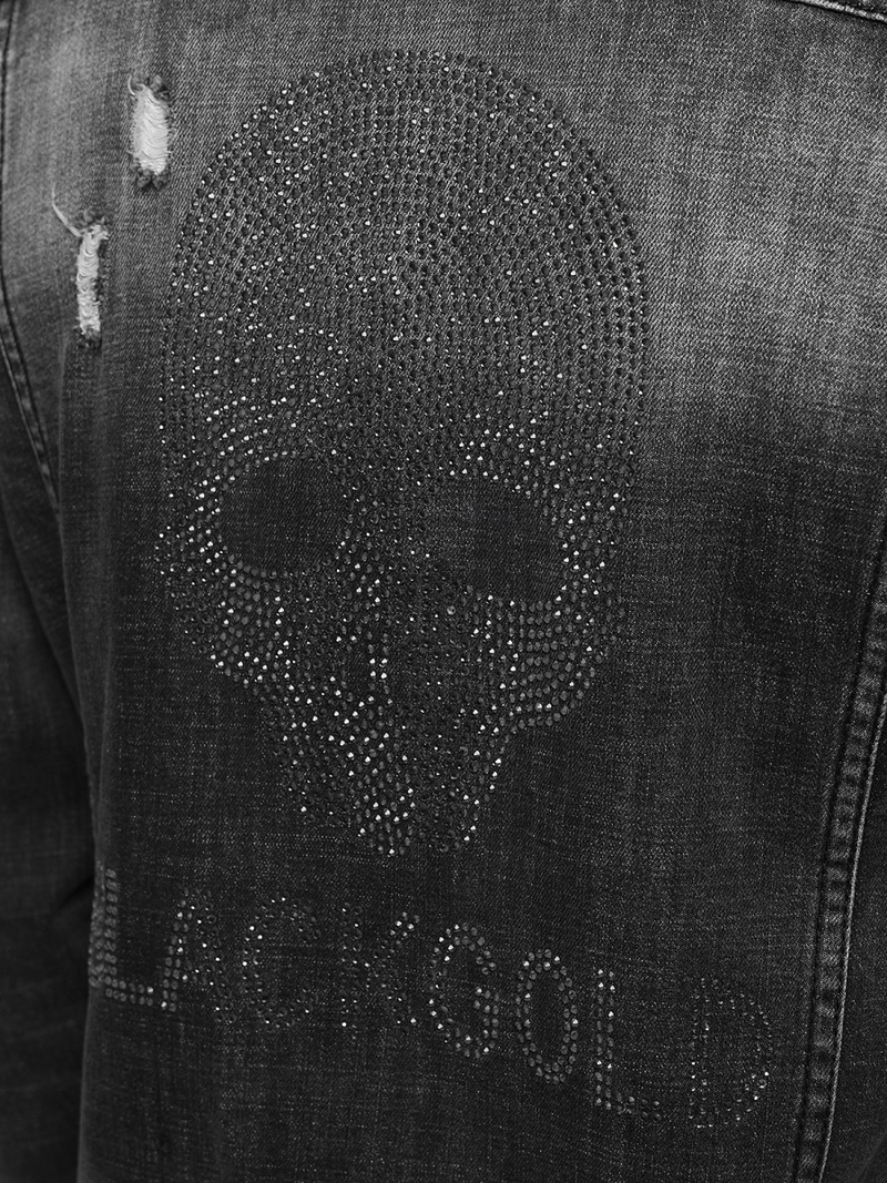 Kurtka męska jeansowa szara OZONEE NB/MJ511G