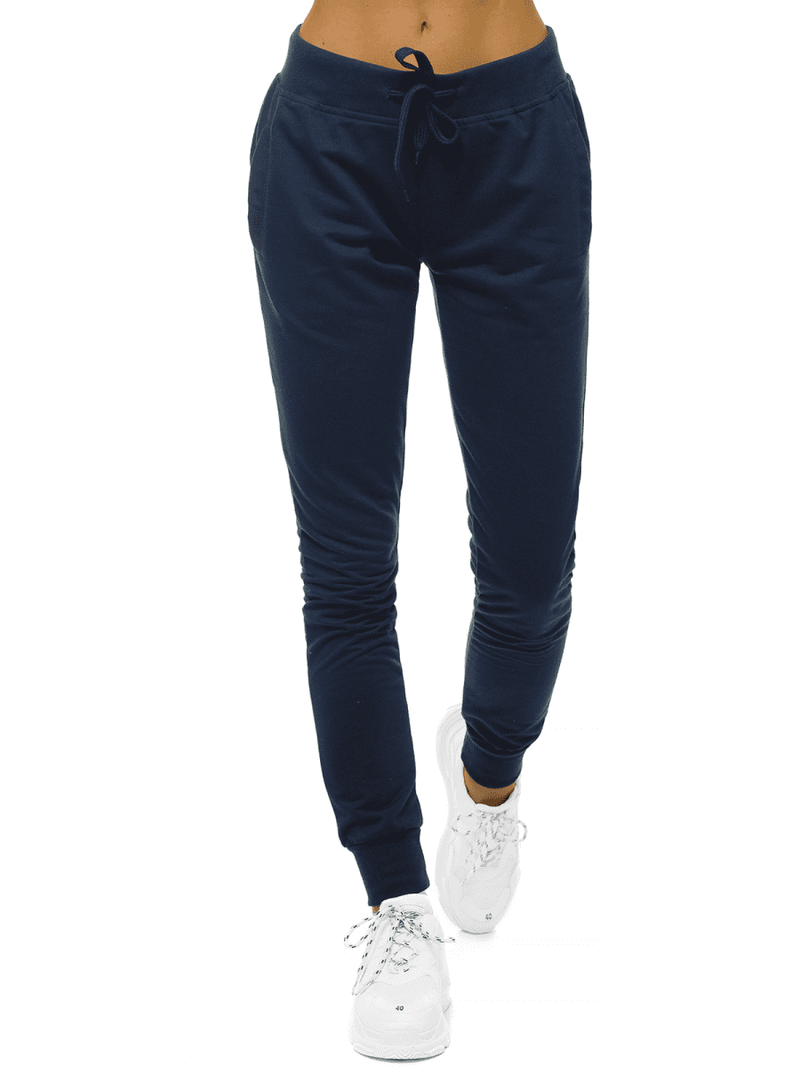 Spodnie dresowe damskie granatowe OZONEE JS/68K20001JS/25