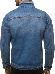 Куртка чоловіча джинсова Синя OZONEE T/7518
