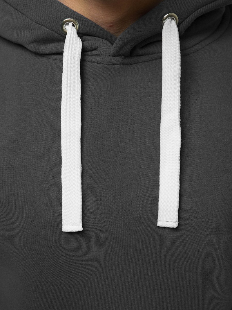 Толстовка з капюшоном чоловіча Графітова OZONEE O/11038