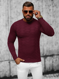 Светр чоловічій Бордовий OZONEE O/ZZ190137