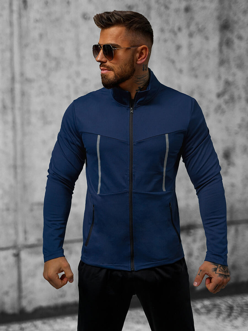 Kurtka przejściowa męska granatowa OZONEE JS/M10308