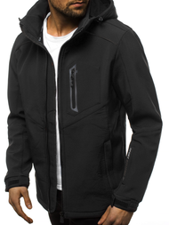 Kurtka męska softshell czarna OZONEE GE/12259