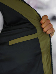Kurtka męska pikowana khaki OZONEE JS/31M5003Z