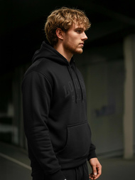 Bluza z kapturem męska czarna OZONEE JS/8B1986/3