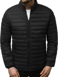 Kurtka męska przejściowa czarna OZONEE JS/LY33