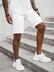 Spodenki męskie chino białe OZONEE T/XX160085/6