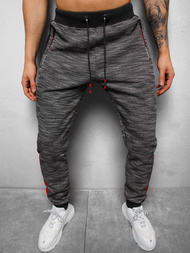 Spodnie dresowe męskie czarne OZONEE JS/K60018Z