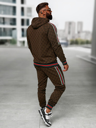 Спортивний костюм чоловічій Темно-Бежевi OZONEE O/FF5111AB