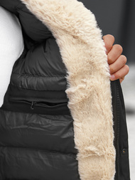 Kurtka zimowa męska czarna OZONEE JS/22M37/392