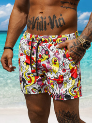 Spodenki kąpielowe męskie białe OZONEE O/22205003