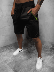 Spodenki dresowe męskie czarne OZONEE JS/68K10270