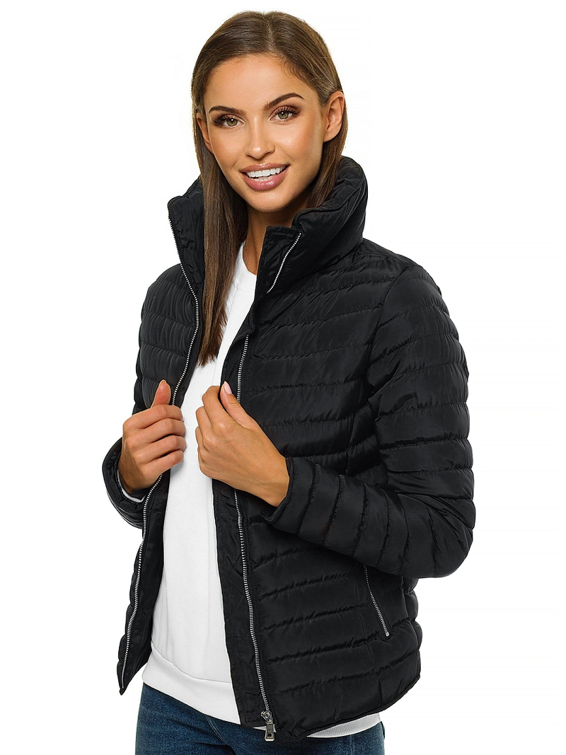 Куртка жіноча Чорна OZONEE JS/M23063/1