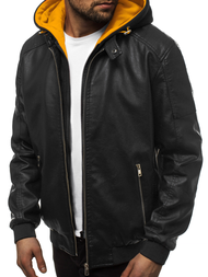Куртка чоловіча Чорно-жовта OZONEE N/6132