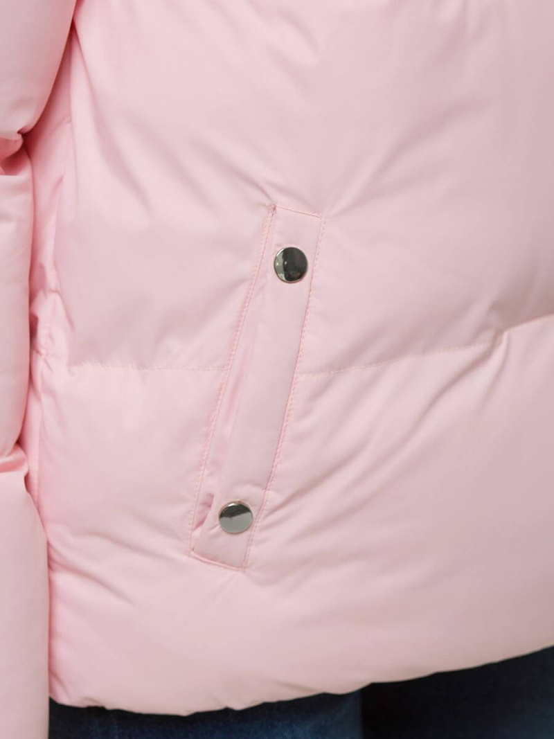 Kurtka zimowa damska jasnoróżowa OZONEE JS/M23062/5