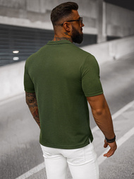 Koszulka męska polo khaki OZONEE O/L1454