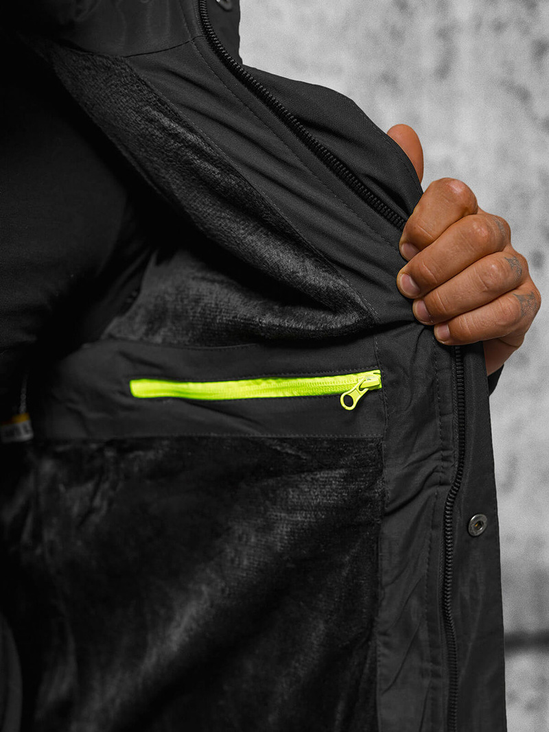 Куртка Чоловіча Чорна OZONEE JS/5M3137/392