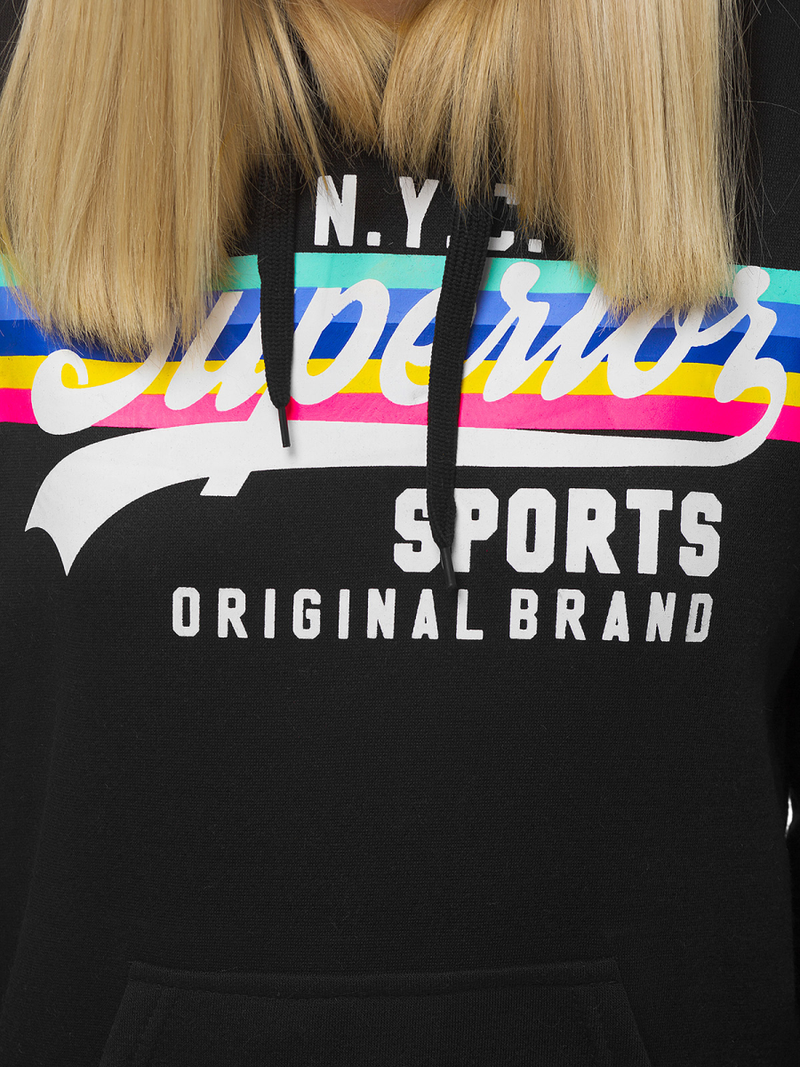 Жіноча Толстовка Чорна OZONEE JS/KSW2009