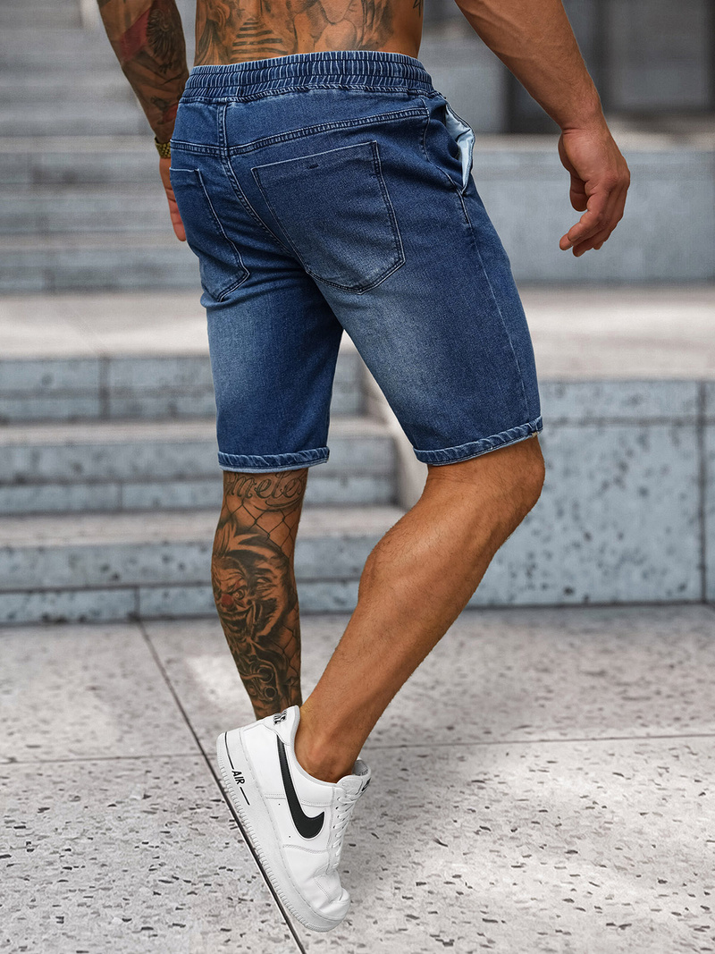 Spodenki męskie jeansowe niebieskie OZONEE NB/MP0314B