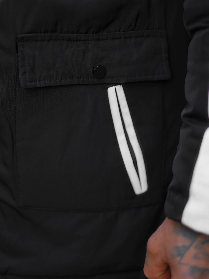 Куртка зимова чоловіча Чорно-Бiла OZONEE O/5832/22Z